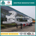 China munufacturer SINOTRUK steel material hydraulic side loading container trailer